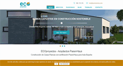 Desktop Screenshot of ecoproyectosweb.com